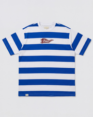 Camiseta Oversize Rayas Azul Bohío (Unisex)