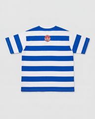 Camiseta Oversize Rayas Azul Bohío (Unisex)