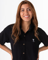 Camisa mujer Tony Montana negra (Chalis)