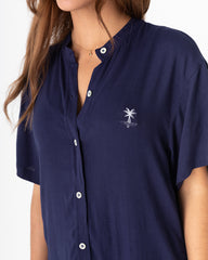 Camisón mujer Cielo Nocturno azul talla única (Chalis)