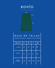 Pantalón Unisex Verde Militar (Corduroy)