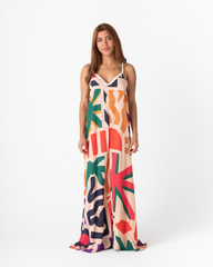 Sensitive Love Women's Long Dress in Multicolor
