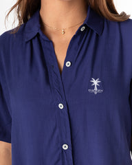 Women's Night Sky Blue Shirt (Chalis)