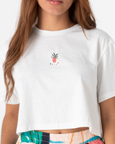 Simple white Crop Top (Cotton)