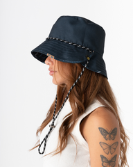 Blue Palmerita Unisex Bucket Hat (Double-sided)
