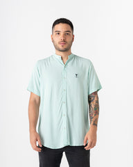 Mint Mao Collar (Men's Shirt)