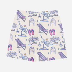 Short unisex Pachas X Bohío blanco (Chalis)