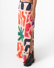 Falda larga mujer Isleña Pura multicolor