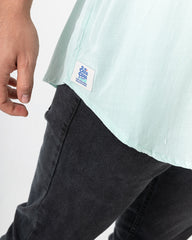 Mint Mao Collar (Men's Shirt)