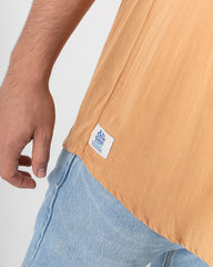 Tarantino men's light brown shirt (Chalis)