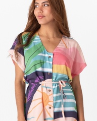 Vestido corto mujer Amor Sensible multicolor