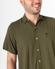 Camisa hombre Ladrilleros verde militar (Chalis)
