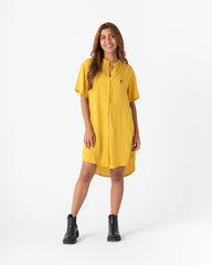Mustard women's nightgown, one size (Chalis)