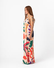 Sensitive Love Women's Long Dress in Multicolor