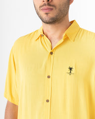 Yellow Taxi Driver Men's Shirt (Chalis)