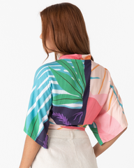 Crop top Mujer Calma Mariposa (Chalis)