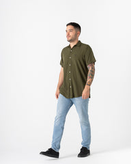 Camisa hombre Ladrilleros verde militar (Chalis)