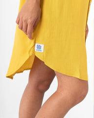 Mustard women's nightgown, one size (Chalis)