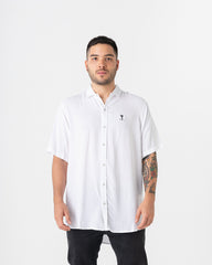 Camisa hombre Simple Beach blanca (Chalis)