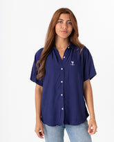 Camisa Mujer Cielo Nocturno Azul (Chalis)