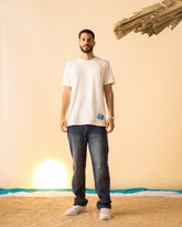 Camiseta Regular Crudo A Los Mares Los Pesares