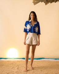 Camisa Corta Mujer A Los Mares Los Pesares (Rayón)