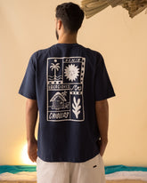 Camiseta Oversize Azul A Los Mares Los Pesares