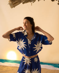 Camisa Corta Mujer A Los Mares Los Pesares (Rayón)