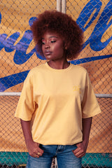 Camiseta Unisex Básica Futbol Criollo Amarilla