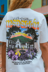 PREVENTA Camiseta Unisex Cruda Media Oversize Ciudades Medellin (250 grs)