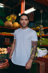 Camiseta Unisex Regular Blanco Bohío (Tela eco y algodón 155 Gr)