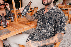 Men's Shirt Go Rigo Go! X Black Bohio (Chalis)