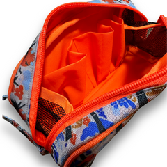 Cosmetiquera Amapola X Bohío blanca (Tela eco)