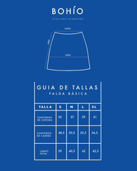 Falda Corta mujer Renacer rojo vino