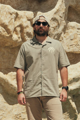 Camisa Hombre Gente Del Trópico Verde Claro (Algodón 100%)