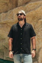 Camisa Masculina Básica Elegancia Tropical (Algodón 100%)
