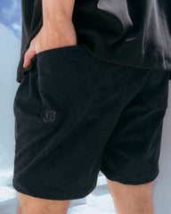 Bermuda Hombre Bohío Negra (Corduroy)