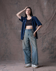 Camisa Unisex Dunan X Bohío Azul (Rayón)