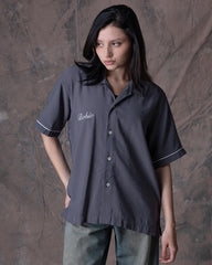 Camisa Unisex Polas Y Playa Gris Boxy Fit (Rayón)
