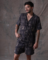 Shorts Unisex Perritos Y Gaticos Dunan X Bohío - (Rayón)