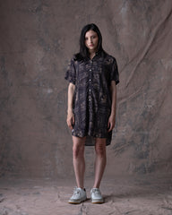 Camisón Mujer Perritos Y Gaticos Dunan X Bohío -Talla unica (Rayón)