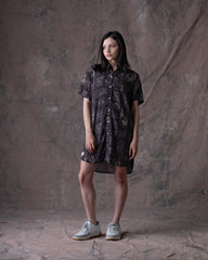 Camisón Mujer Perritos Y Gaticos Dunan X Bohío -Talla unica (Rayón)