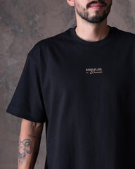 Camiseta Unisex Oversize Negra Dunan X Bohío (Algodón 320)