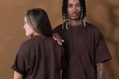 Camiseta Oversize Café 270 gr