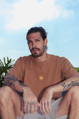 Unisex Oversize Reborn Mustard T-shirt (190gr cotton)