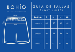 Short Unisex Las Fichas Pachas X Bohío 2 (Rayón)