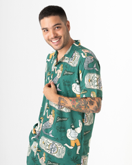 Sol & Siesta green men's shirt (Chalis)