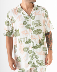 Camisa hombre Buenaventura Planeta Juan X Bohío Blanca (Chalis)