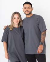 Camiseta Oversize Gris 270 gr