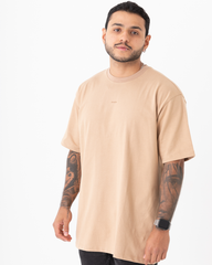 Camiseta unisex Oversize Caqui Algodón 303 gr
